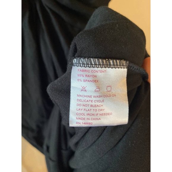 Kimi + Kai Maternity Dress Size M Black White Colorblock - Picture 5 of 8